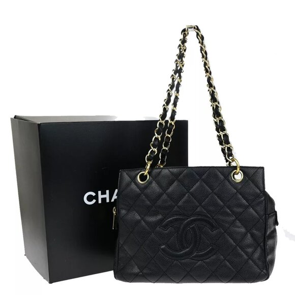 CHANEL CC Petit Timeless Chain Shoulder Bag Grained Calfskin Leather BK 376RK803 - Picture 1 of 16
